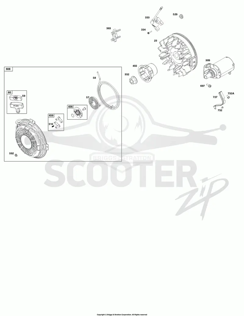 Flywheel, Ignition, and Starter Group