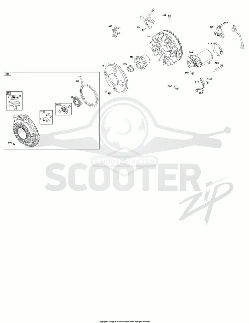 Flywheel, Ignition, and Starter Group