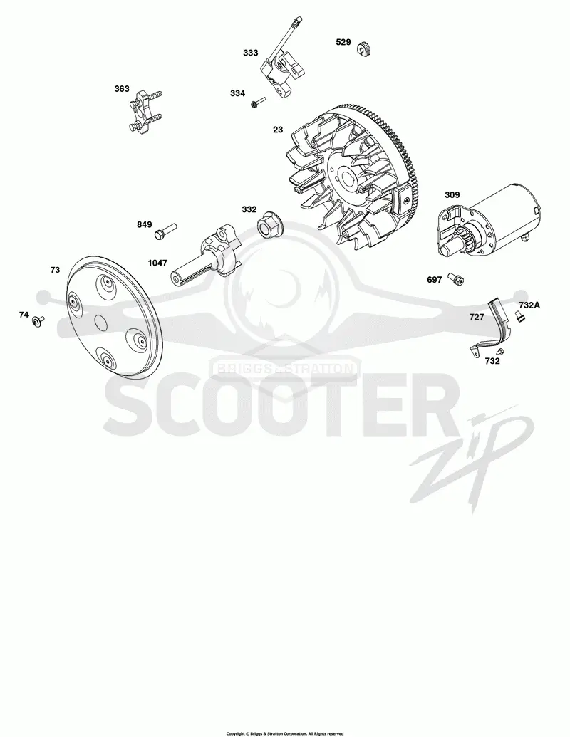 Flywheel, Ignition, and Starter Group