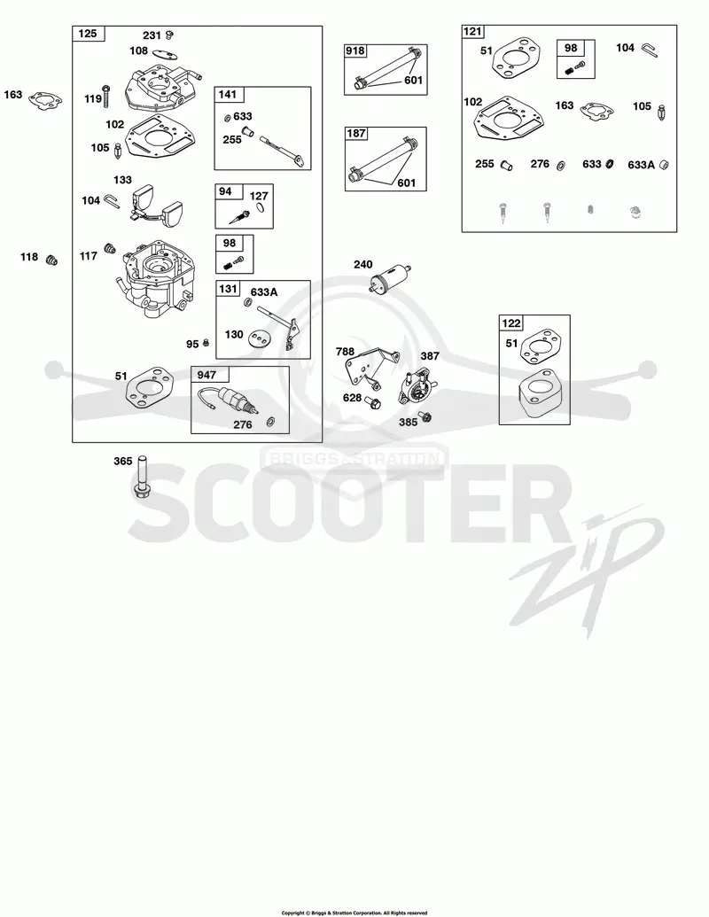 Carburetor and Fuel Supply Group