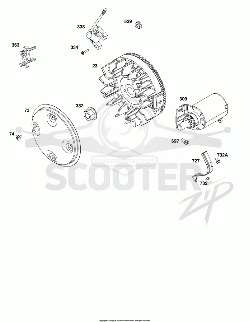 Flywheel, Ignition, and Starter Group