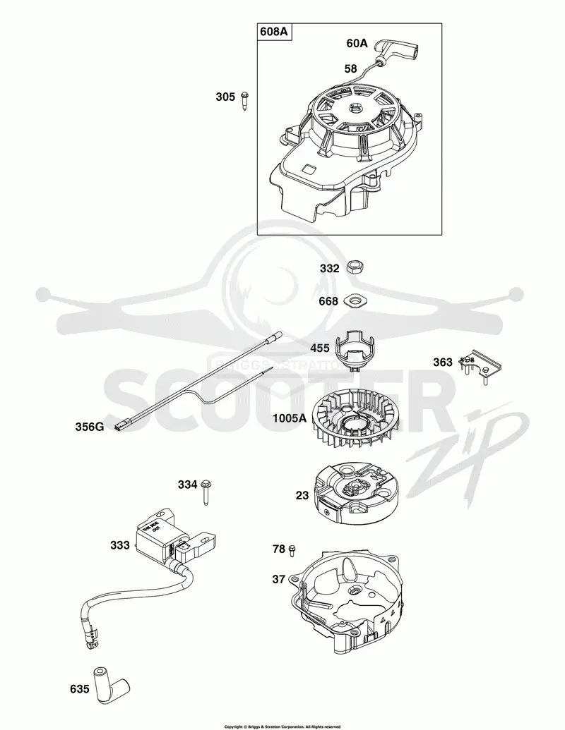 Flywheel, Ignition, and Starter Group