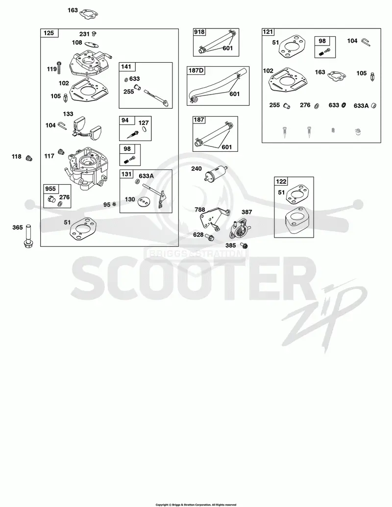 Carburetor and Fuel Supply Group