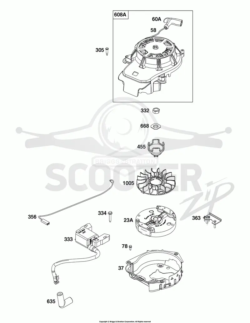 Flywheel, Ignition, and Starter Group