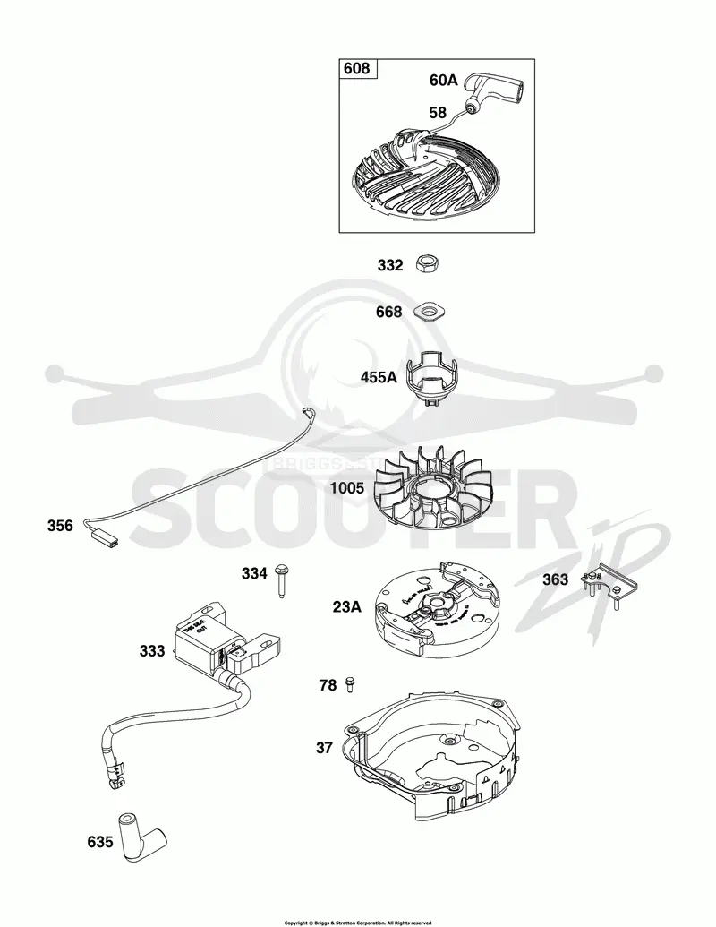 Flywheel, Ignition, and Starter Group