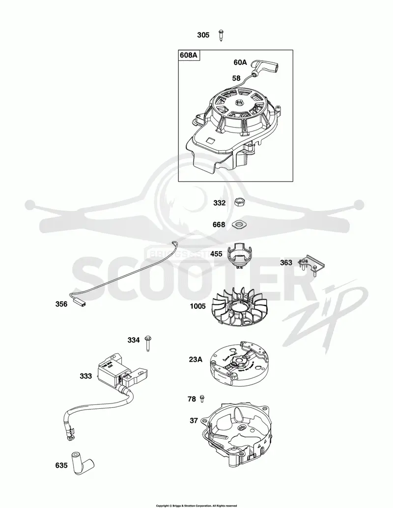 Flywheel, Ignition, and Starter Group