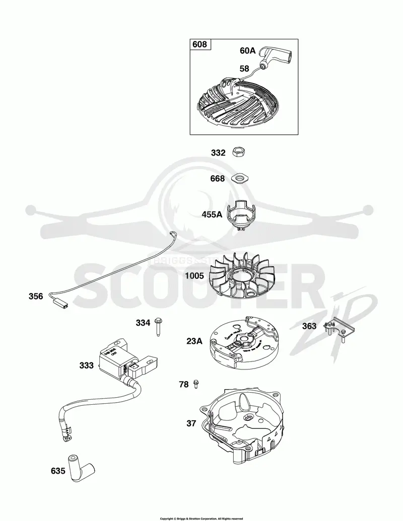 Flywheel, Ignition, and Starter Group