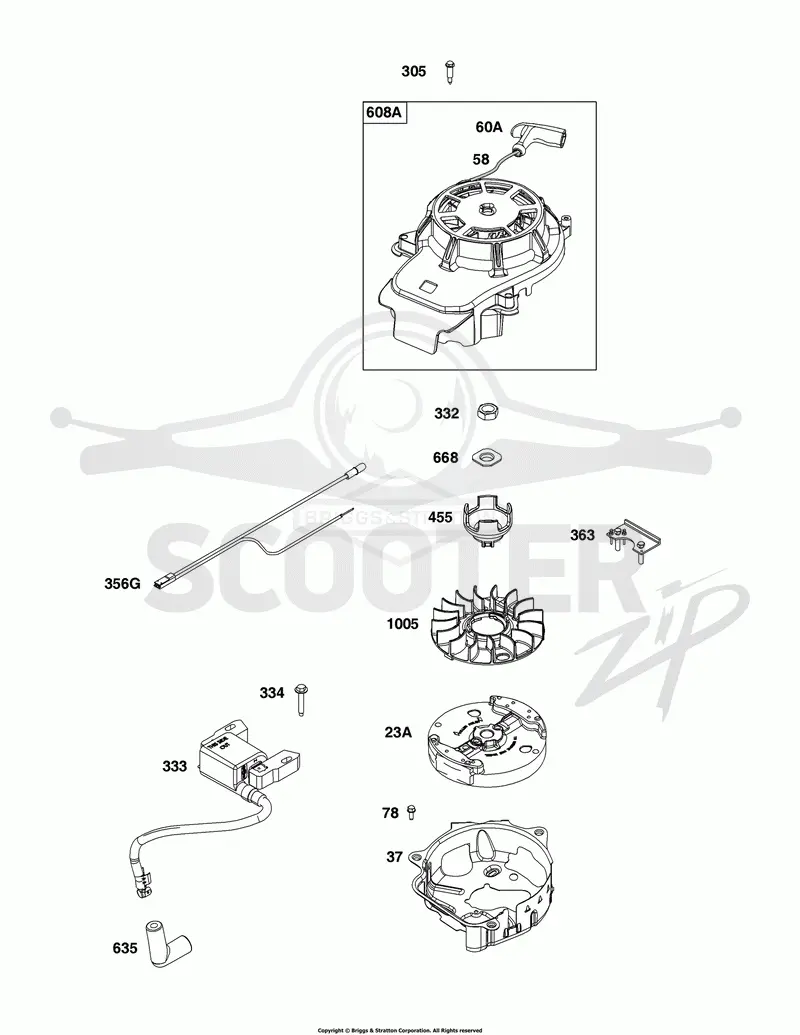 Flywheel, Ignition, and Starter Group