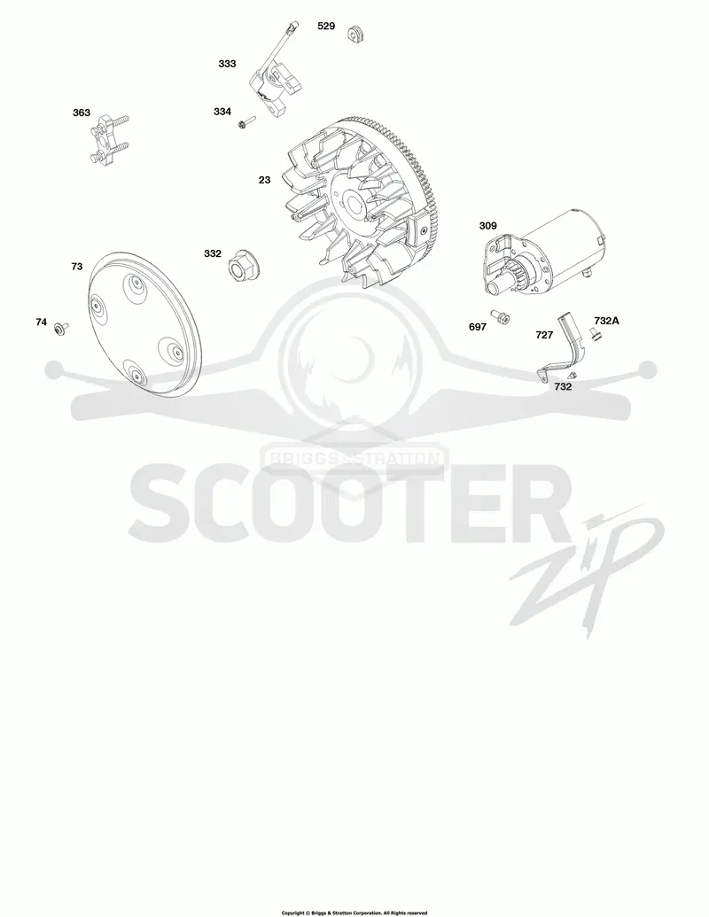 Flywheel, Ignition, and Starter Group