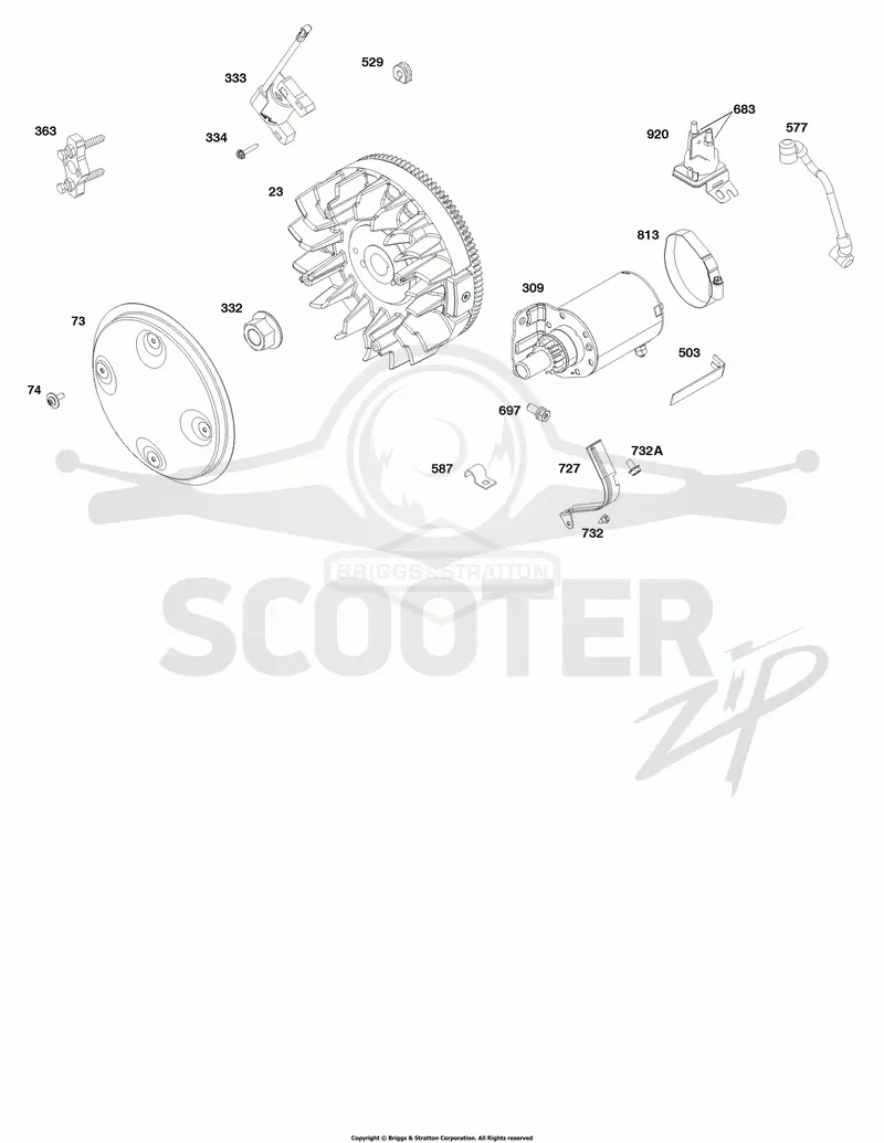 Flywheel, Ignition, and Starter Group