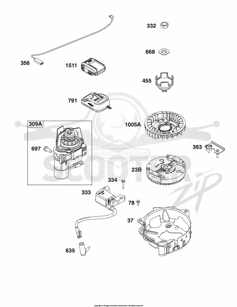 Flywheel, Ignition, and Starter Group