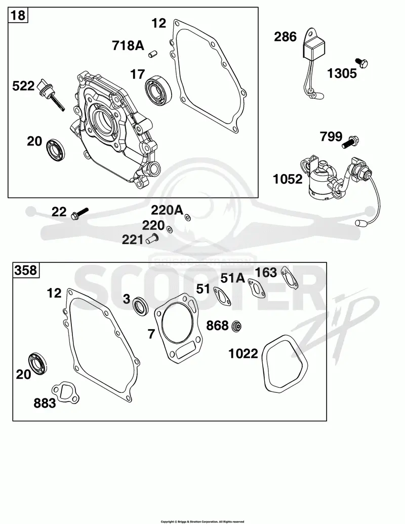 Crankcase Cover/Sump and Lubrication Group