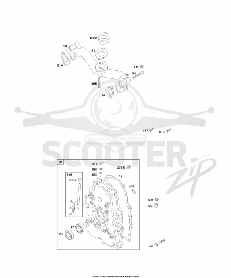 Crankcase Cover/Sump, Intake Manifold