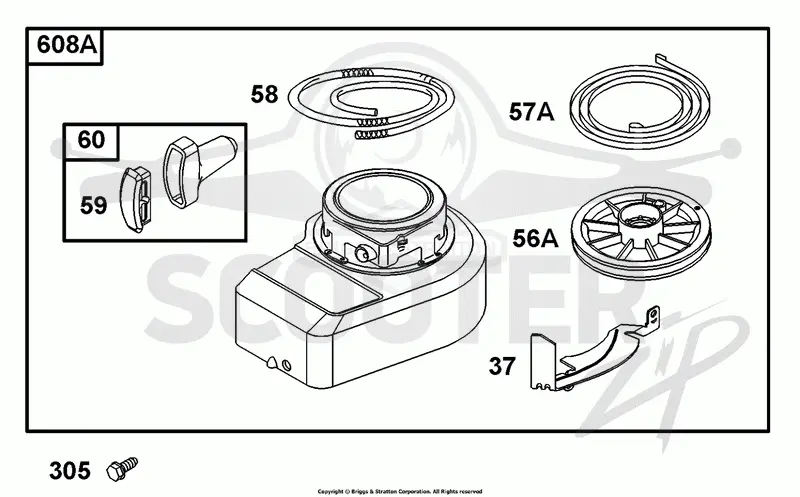 Blower Housing & Rewind Group