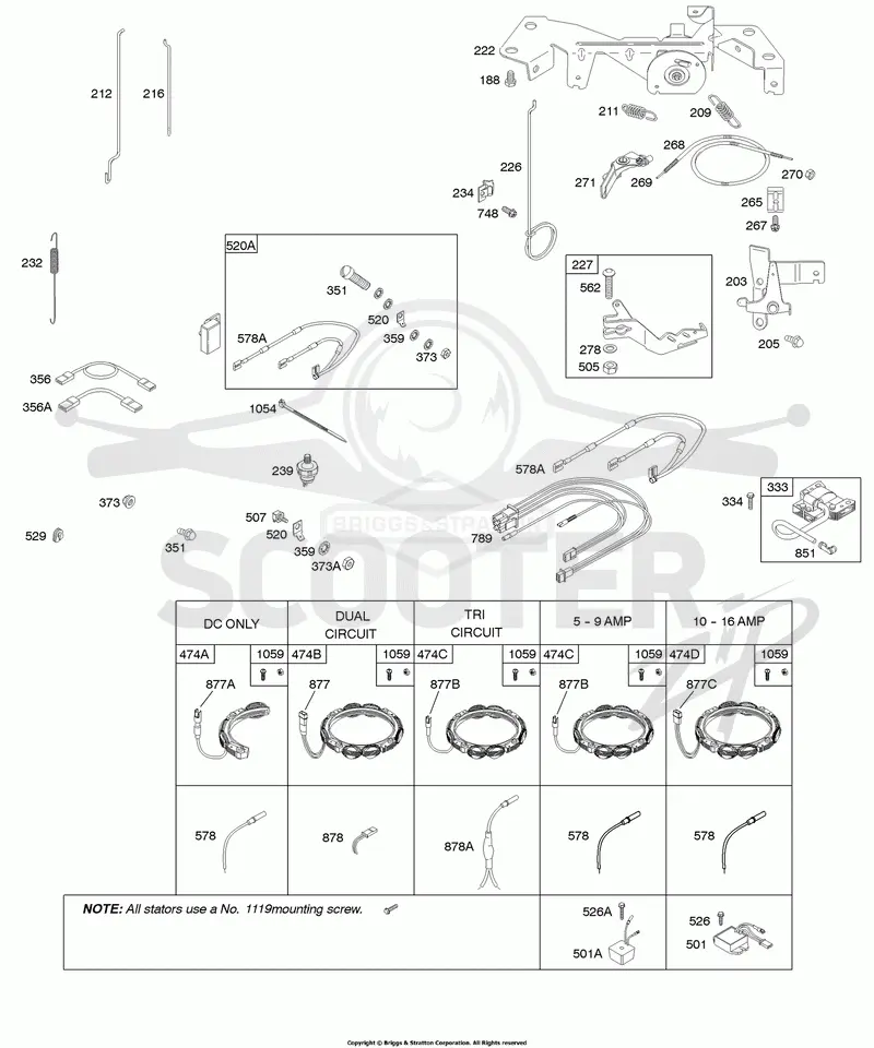 Alternator, Controls, Ignition