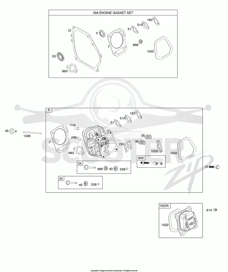 Cylinder Head, Gasket Set
