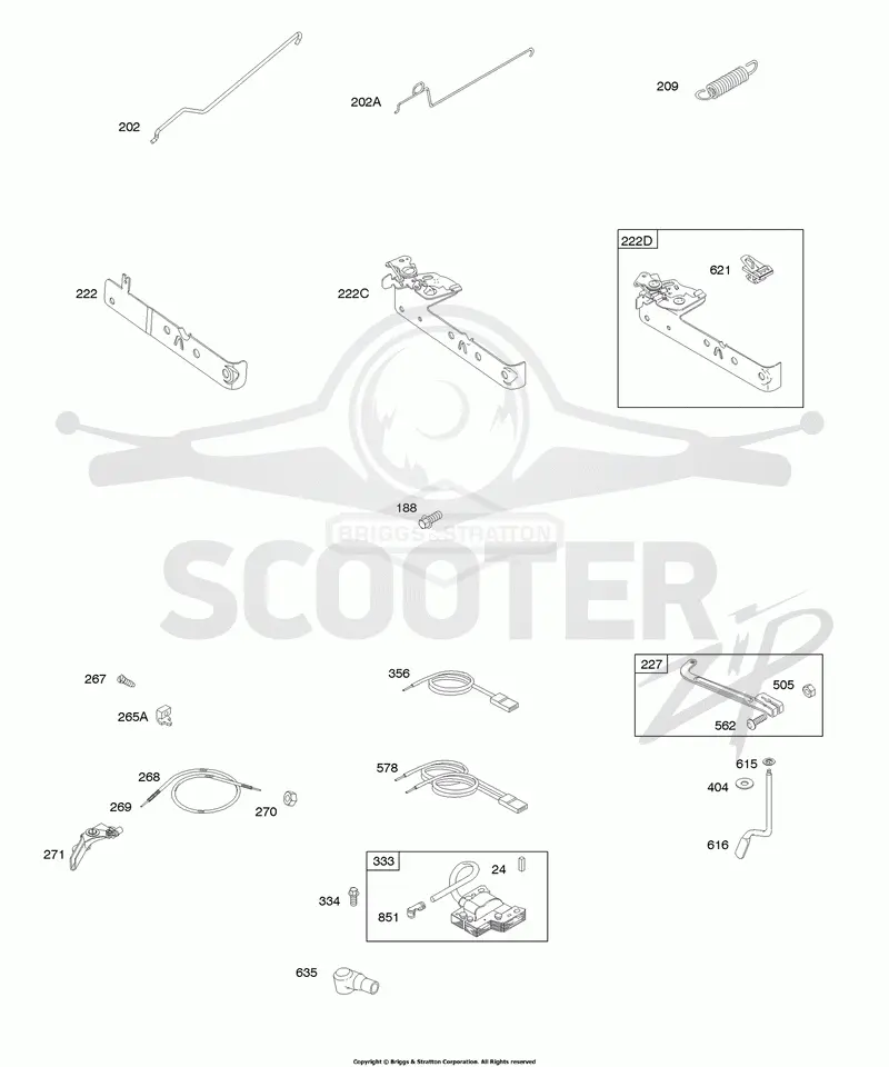 Controls, Governor Spring, Ignition