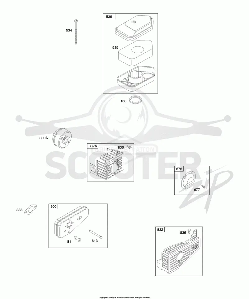 Air Cleaner, Exhaust System
