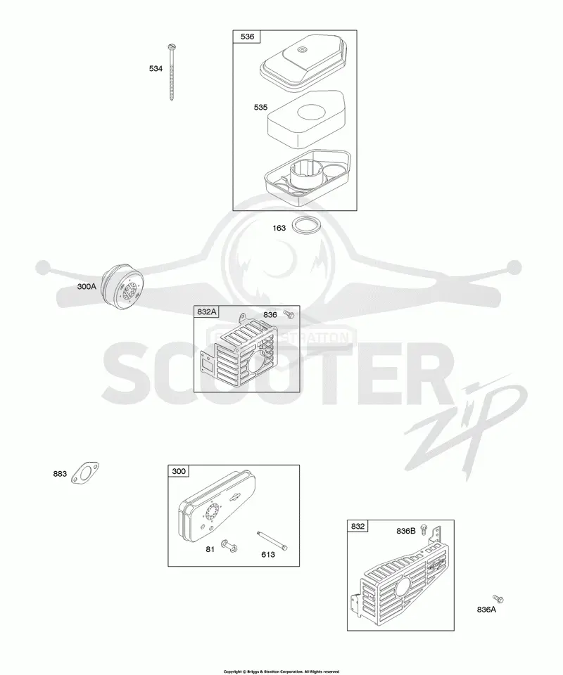 Air Cleaner, Exhaust System
