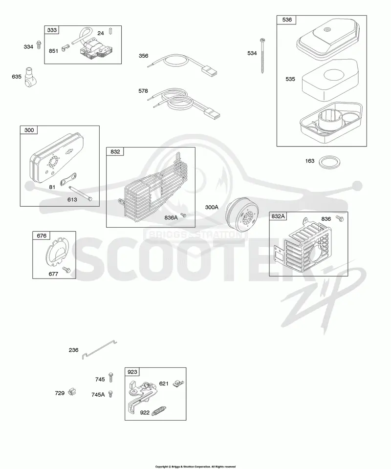 Air Cleaner, Brake, Exhaust System, Ignition