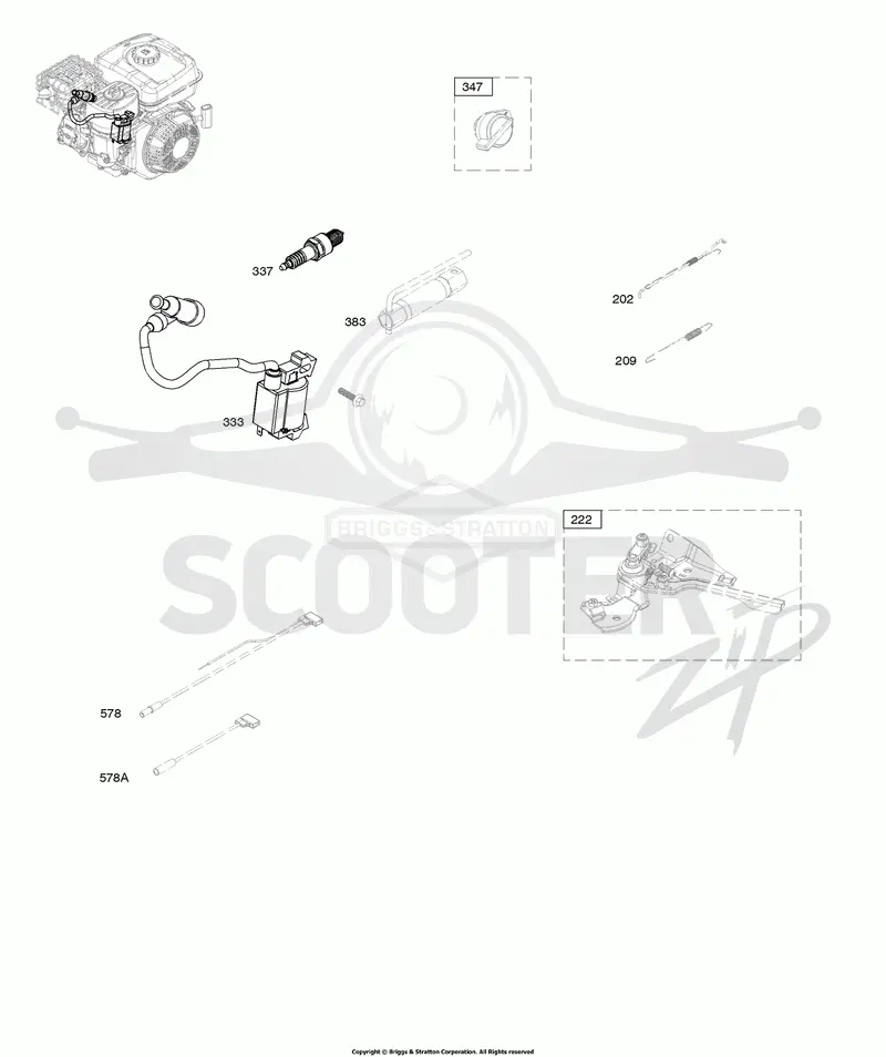 Armature, Controls, Electrical System, Governor Spring, Ignition, Spark Plug