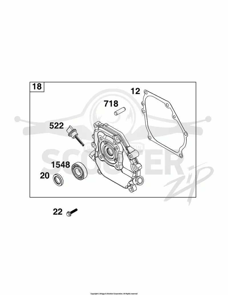 Crankcase Cover/Sump and Lubrication Group