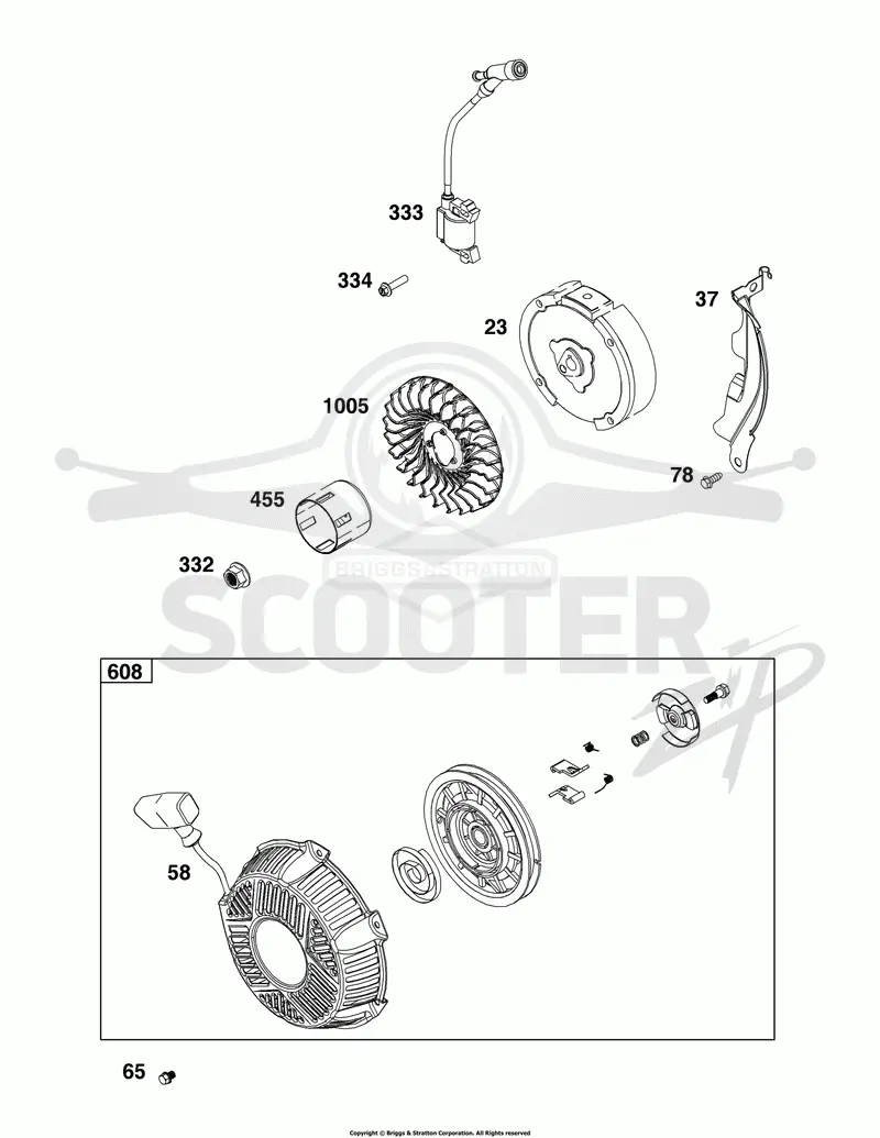 Flywheel, Ignition, and Starter Group