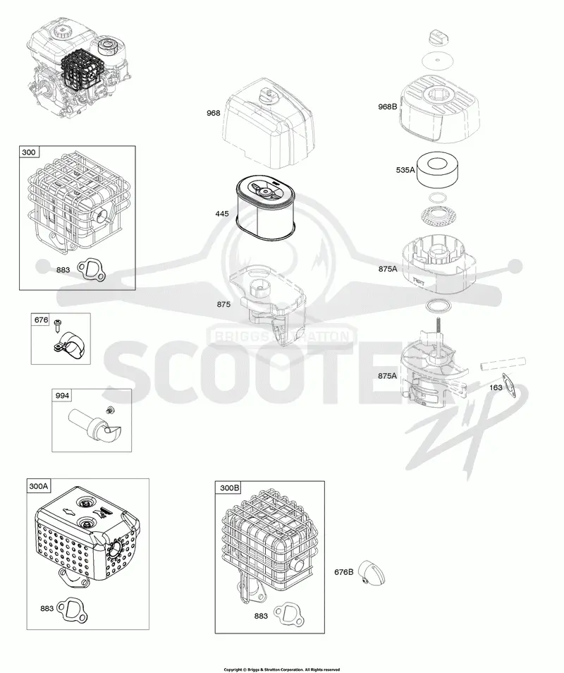 Air Cleaner, Exhaust System
