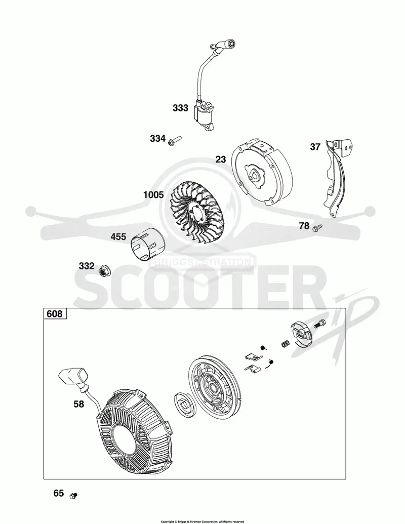 Flywheel, Ignition, and Starter Group