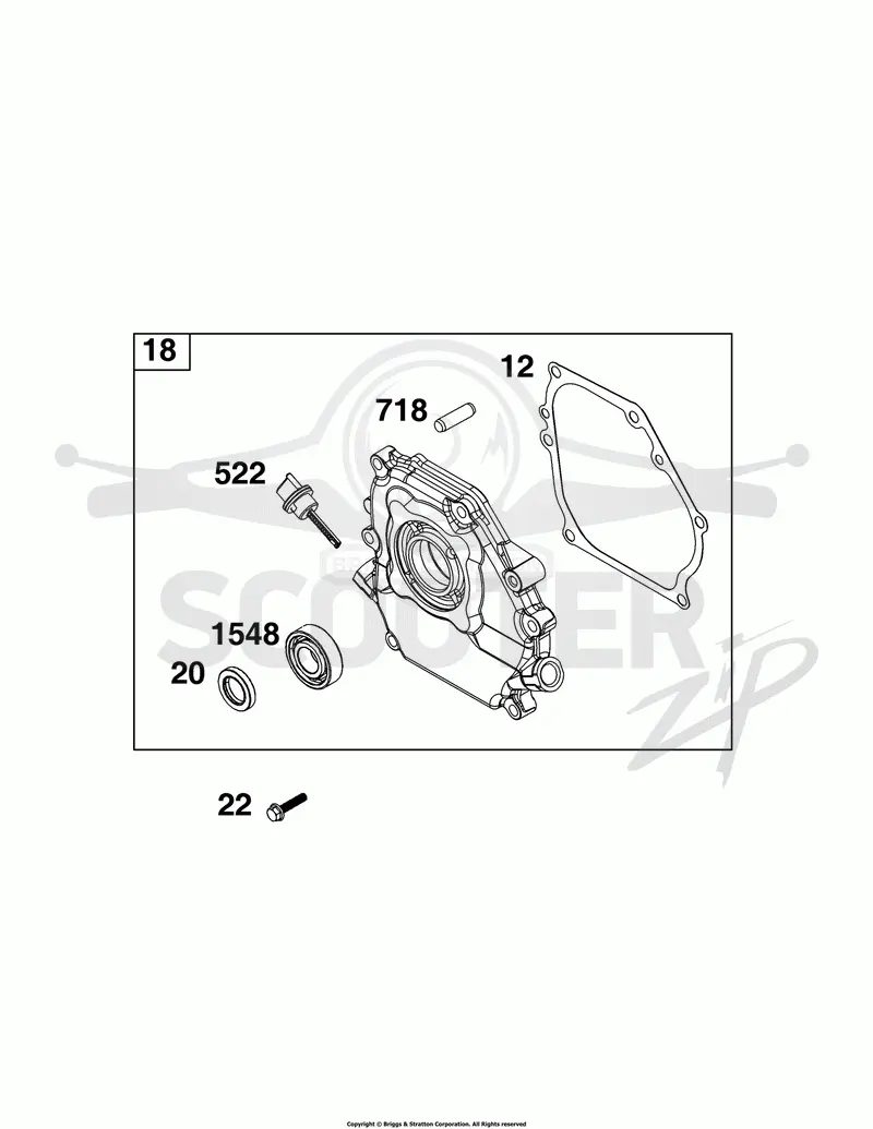 Crankcase Cover/Sump and Lubrication Group