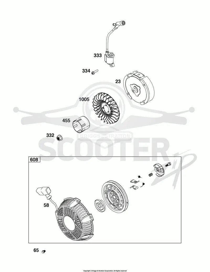 Flywheel, Ignition, and Starter Group