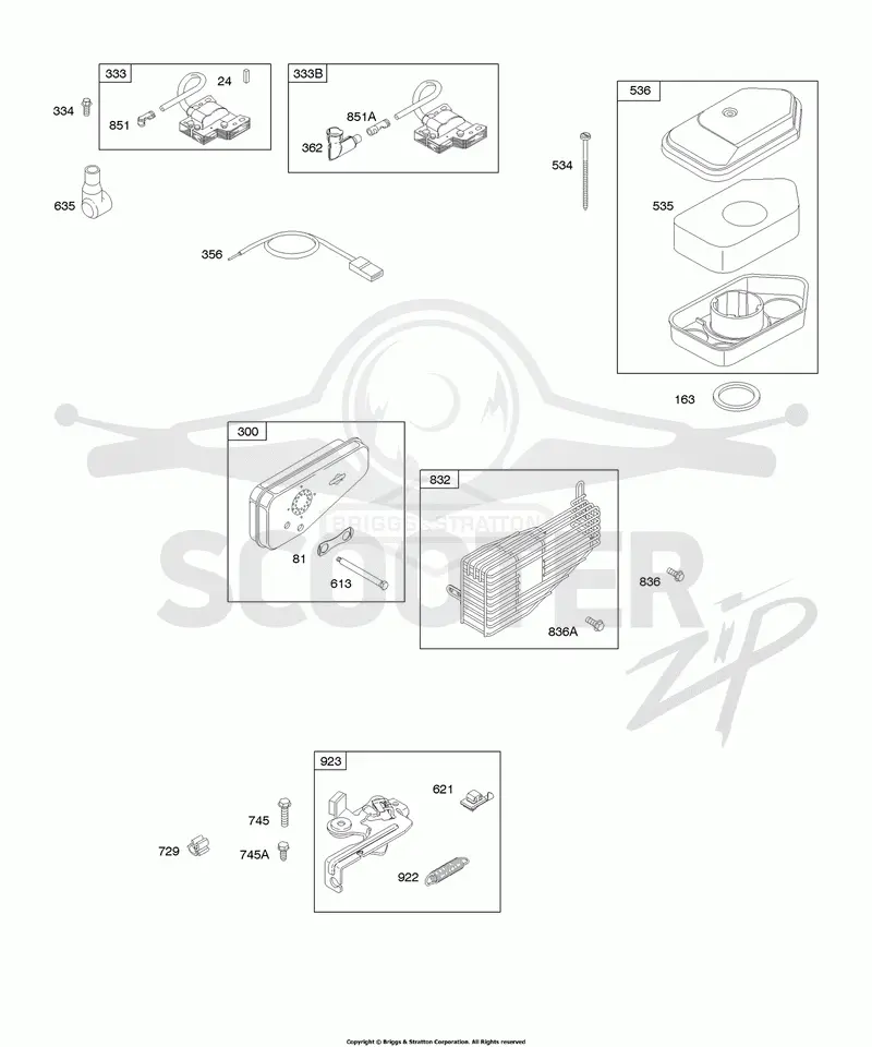 Air Cleaner, Brake, Exhaust System, Ignition