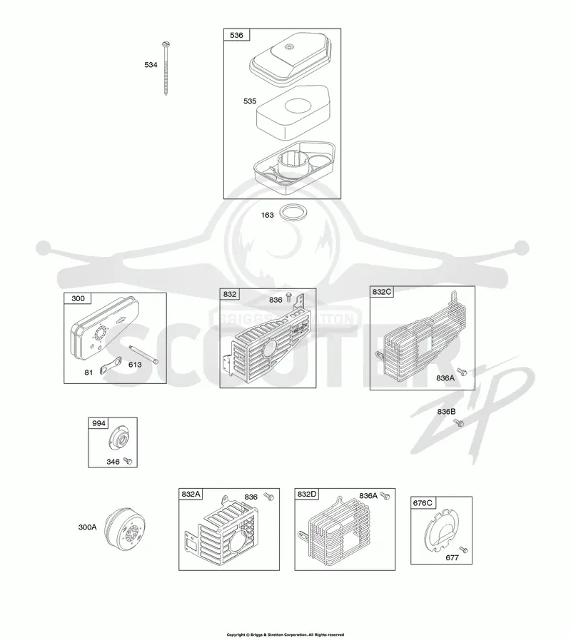 Air Cleaner, Exhaust System