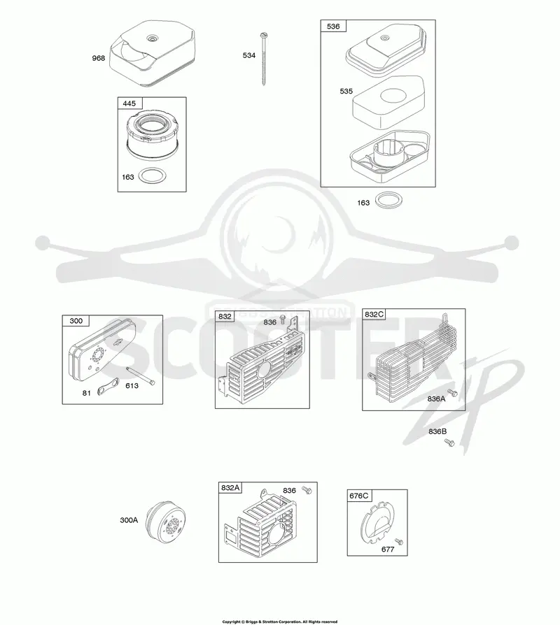 Air Cleaner, Exhaust System