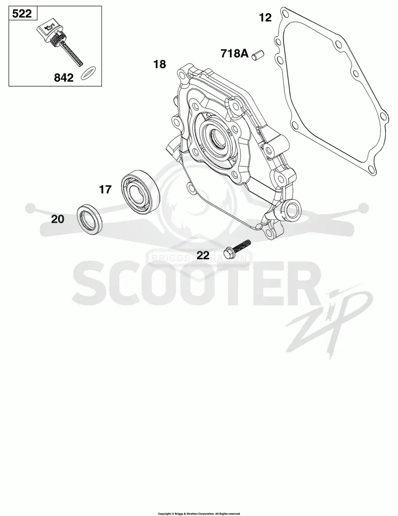 Crankcase Cover/Sump and Lubrication Group
