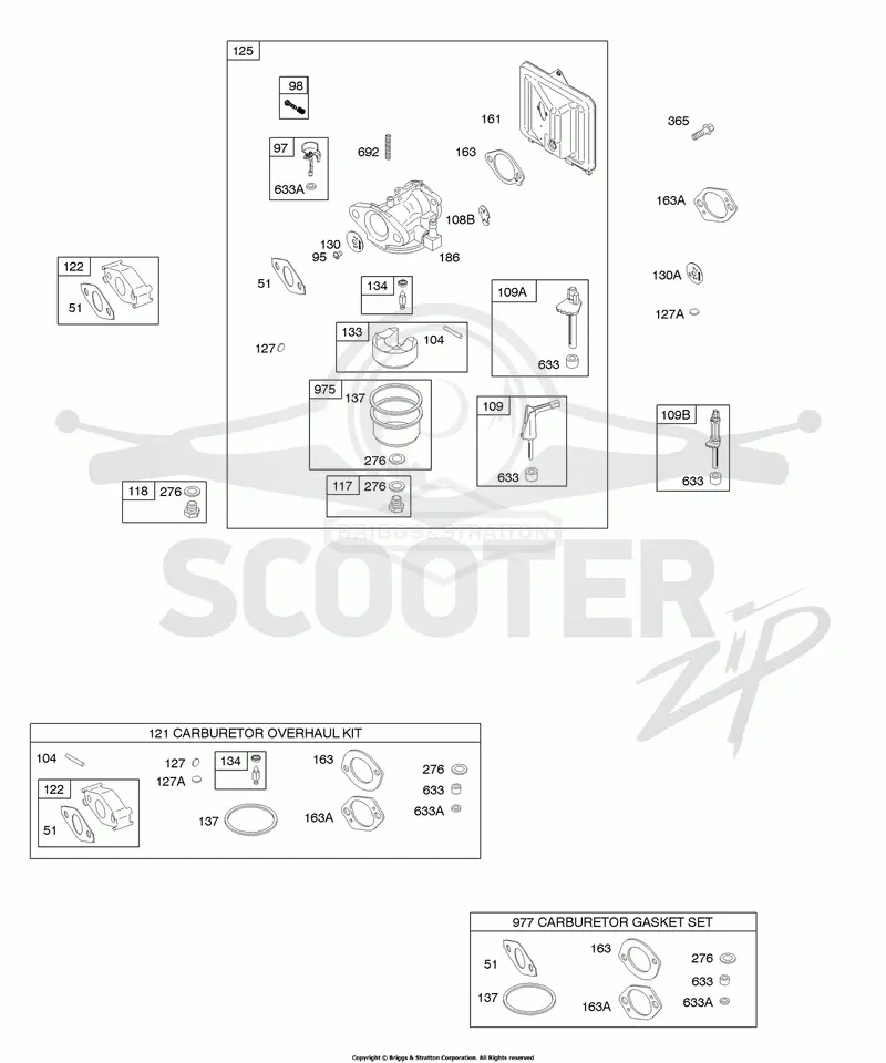 Carburetor, Carburetor Gasket Kits
