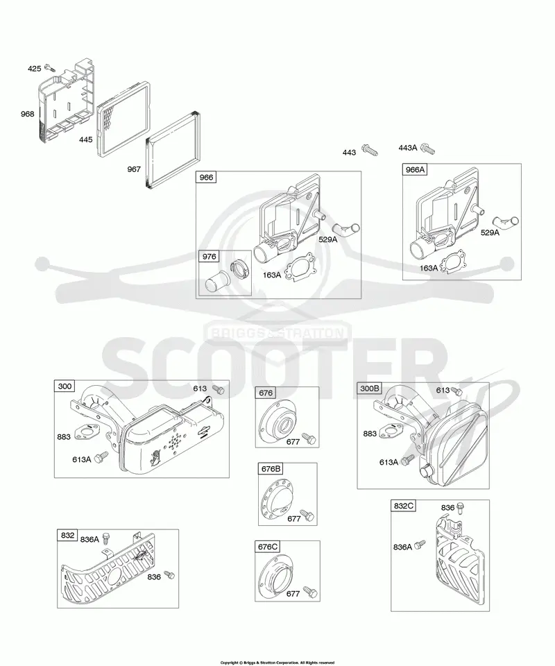 Air Cleaner, Exhaust System