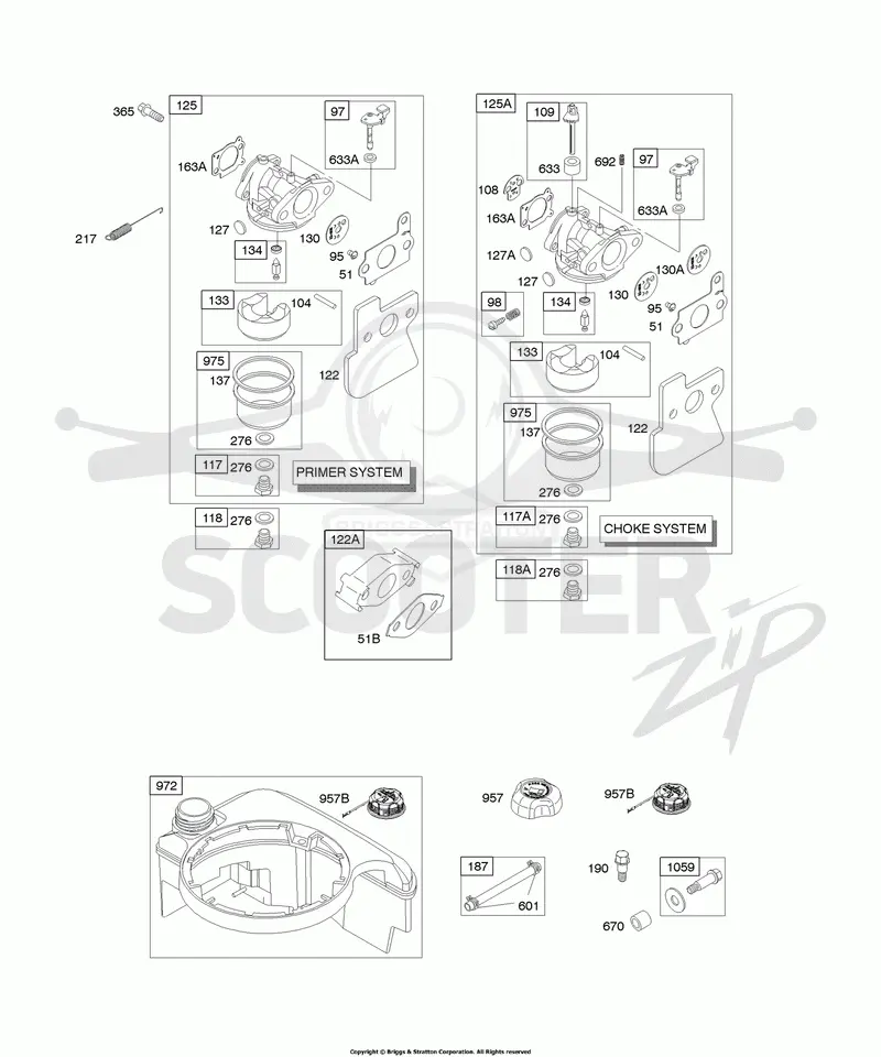 Carburetor, Fuel Supply