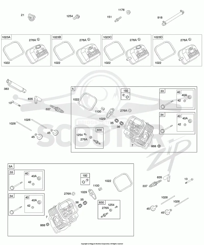 Cylinder Head, Valves