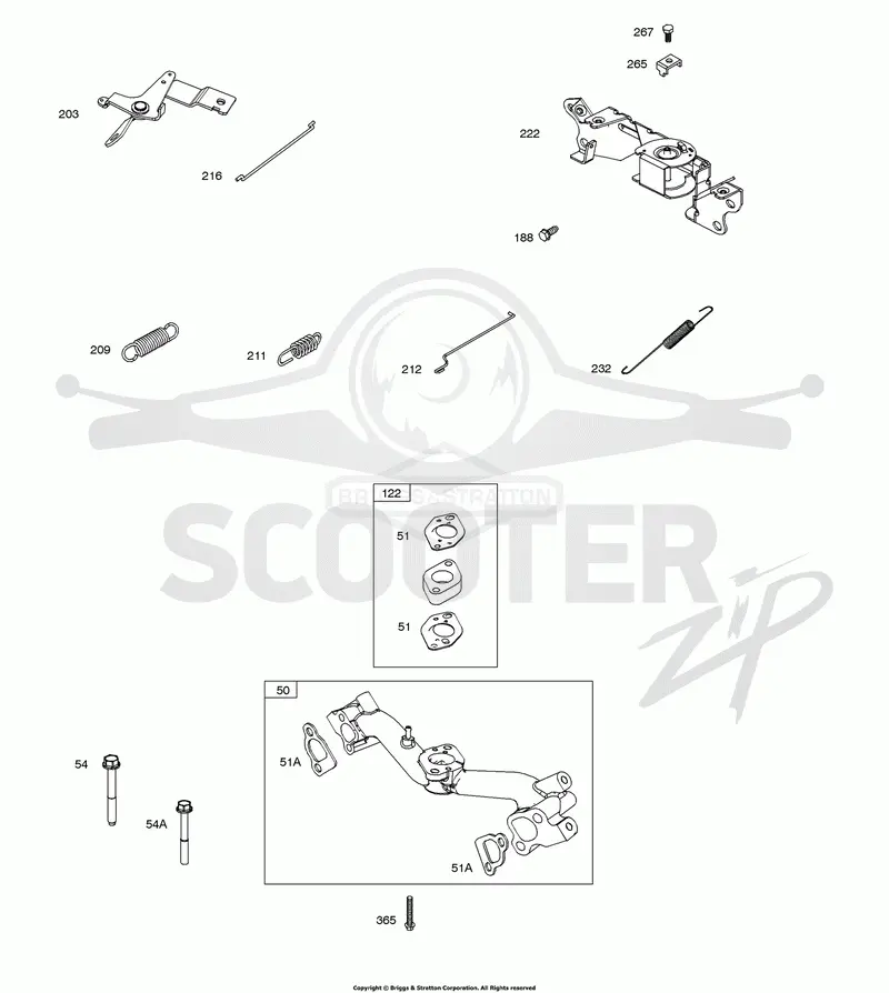 Controls, Springs, Links, Intake Manifold