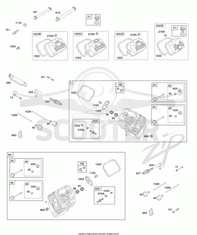 Cylinder Head, Valves