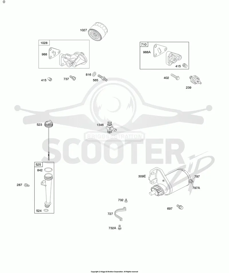 Lubrication, Electric Starter