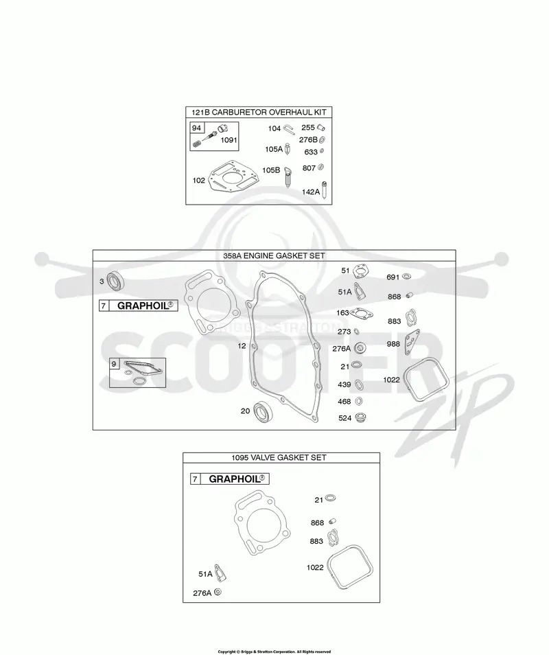 Engine Gasket Set, Valve Gasket Set