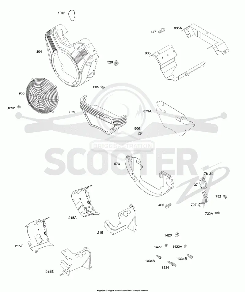 Blower Housing, Air Guides
