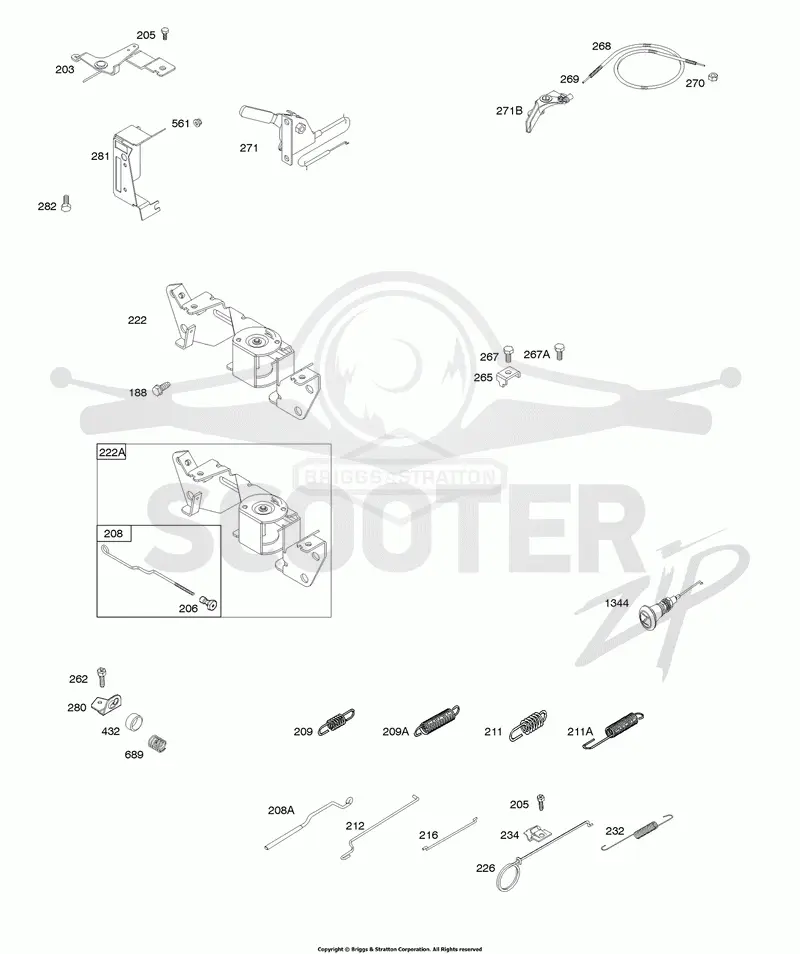 Control Brackets, Springs, Links