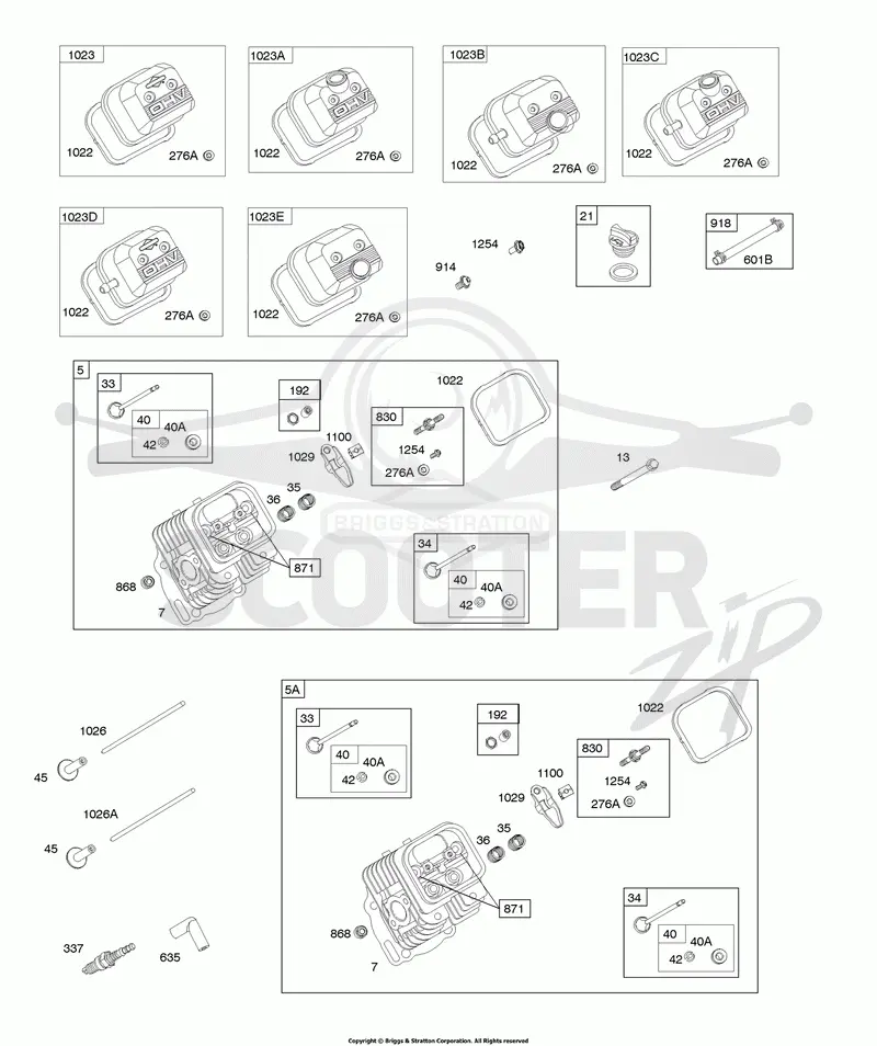 Cylinder Heads, Rocker Covers