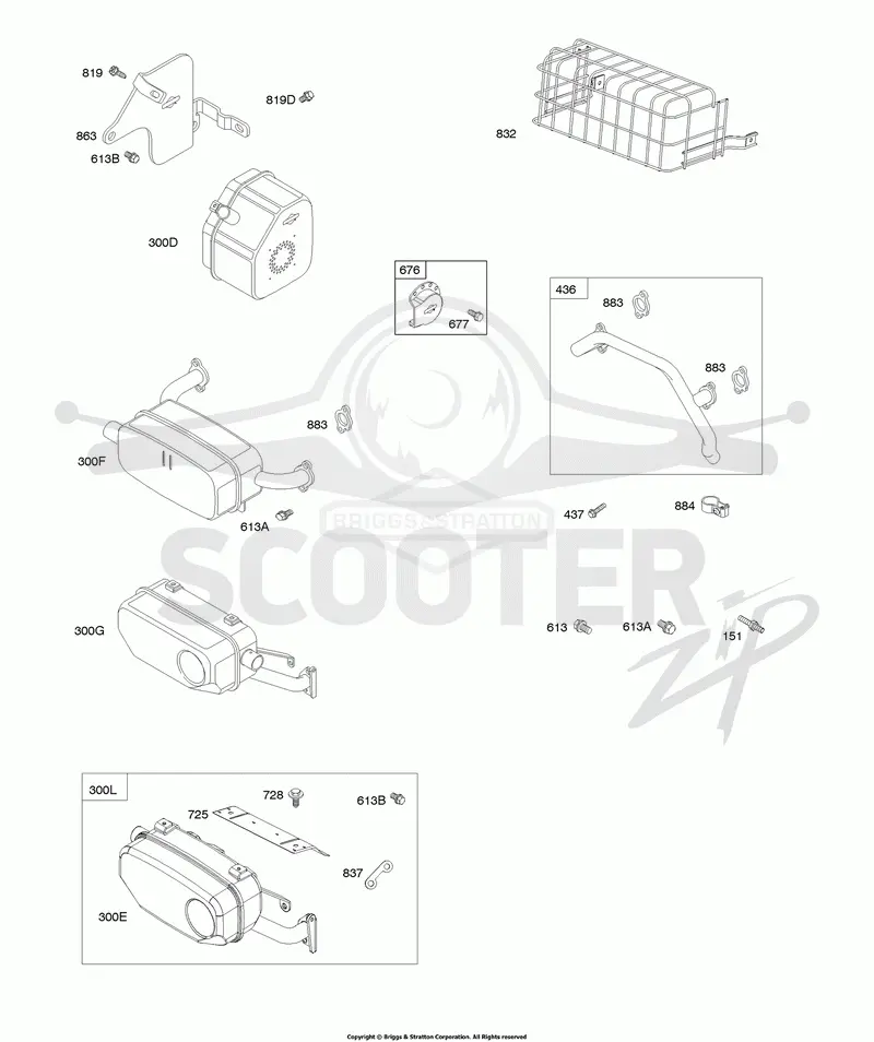 Exhaust Manifold, Mufflers