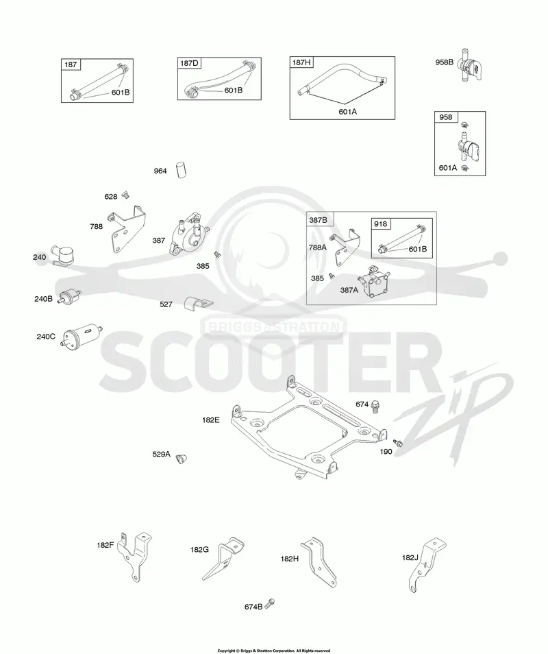 Fuel Pumps, Fuel Hoses, Fuel Tank Brackets