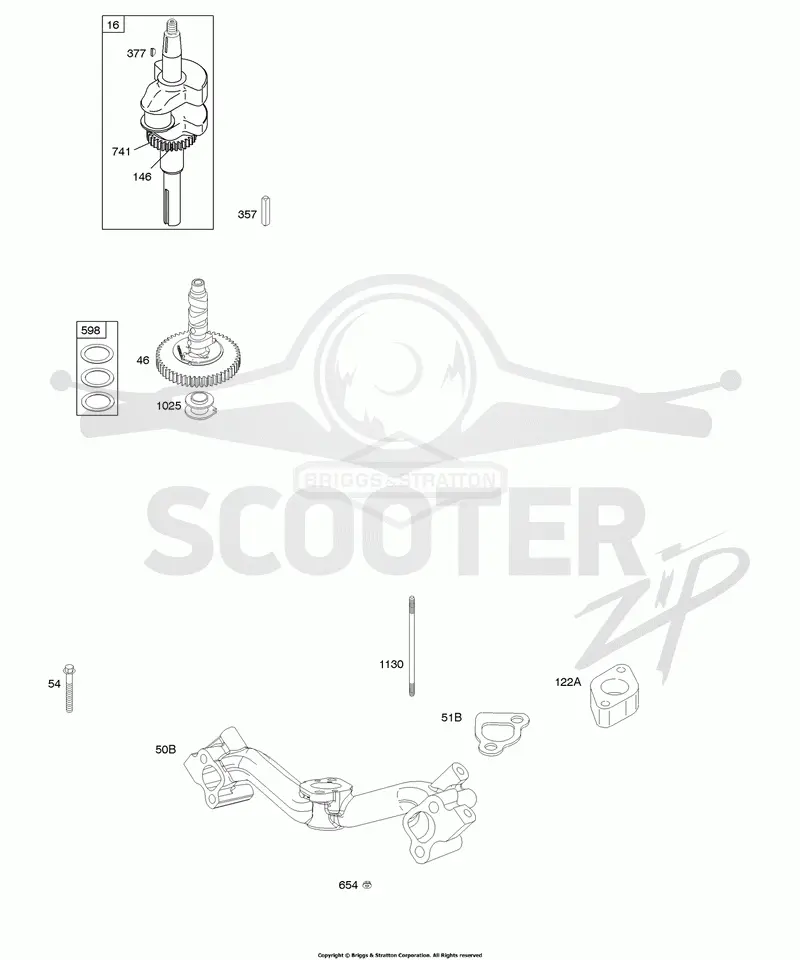 Camshaft, Crankshaft, Intake Manifold