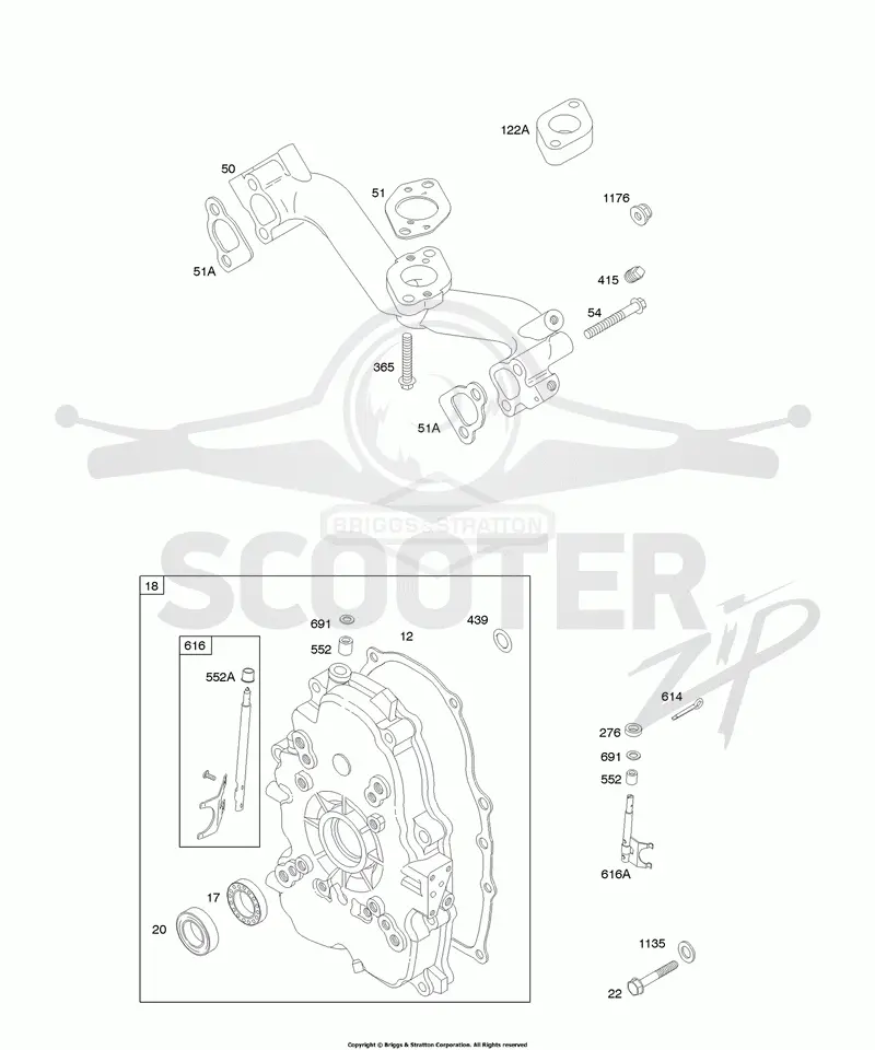 Crankcase Cover/Sump, Intake Manifold